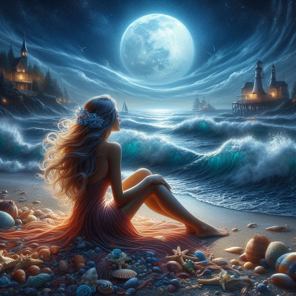 Summer Night by the Sea   by @SrgGrkv