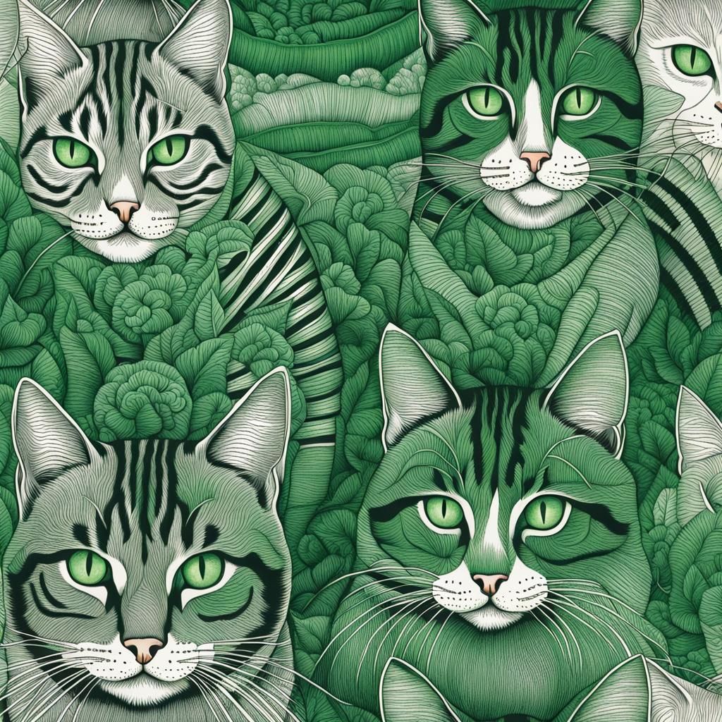 cat green
