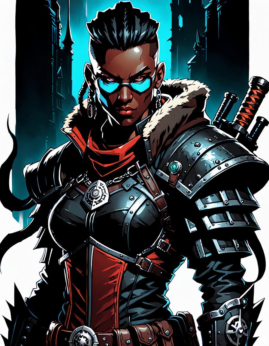 DnD Cyberpunk Obsidian Blood Hunter (RealCartoonXL)