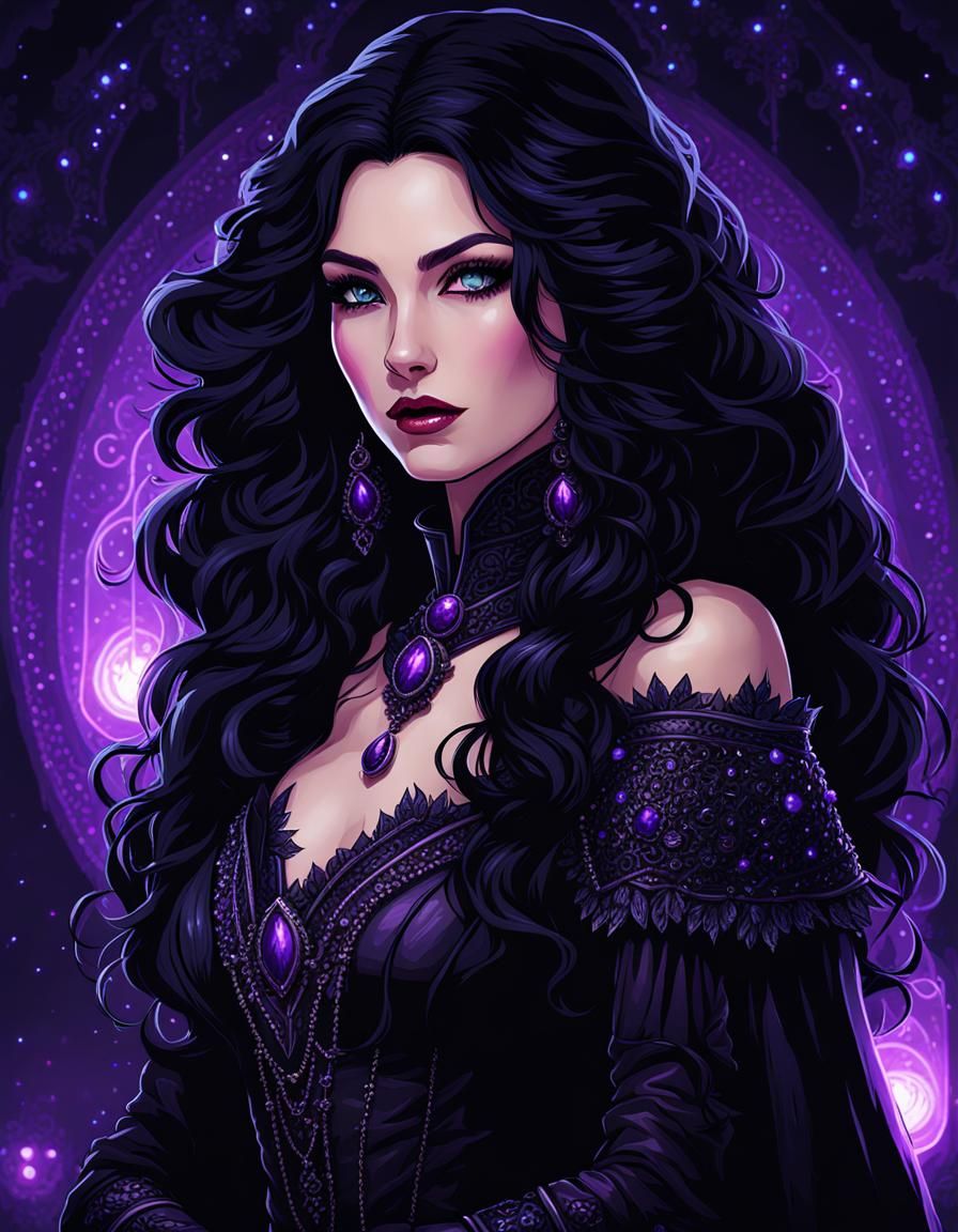 Yennefer of Vengerberg - AI Generated Artwork - NightCafe Creator