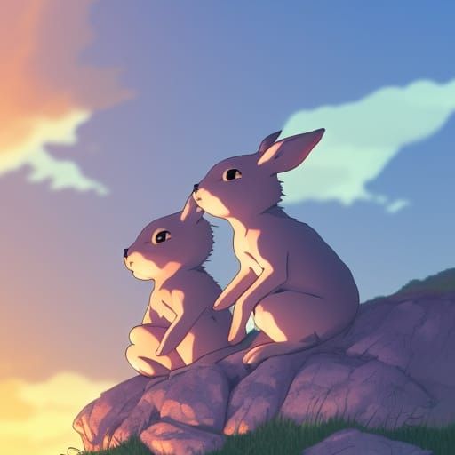 Baby bunnies  by @Kinsey