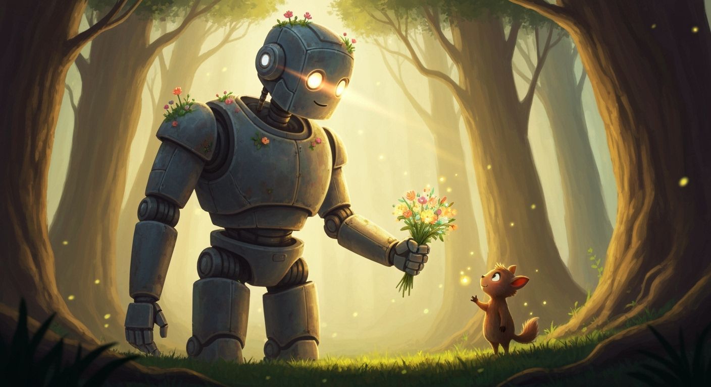 A gentle giant robot  by @Kruell-Life