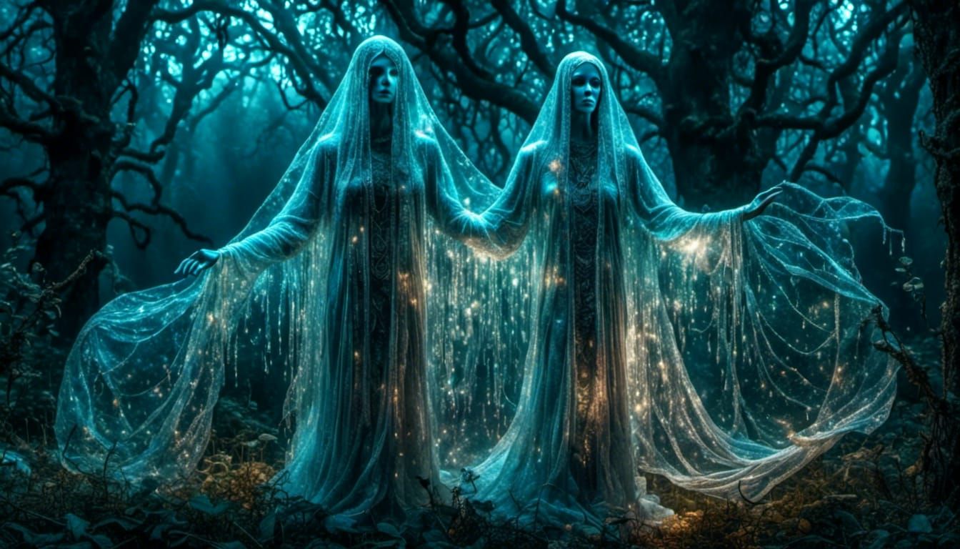 Forest Ghosts  by @FREEQ-AI