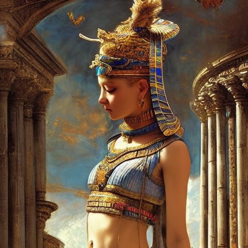 Renaissance Cleo style of Artemisia Gentileschi undefined