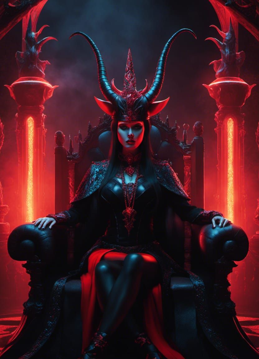 Demon Queen - AI Generated Artwork - NightCafe Creator