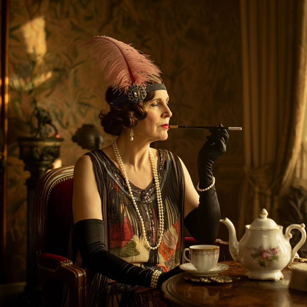 the queen of the flappers