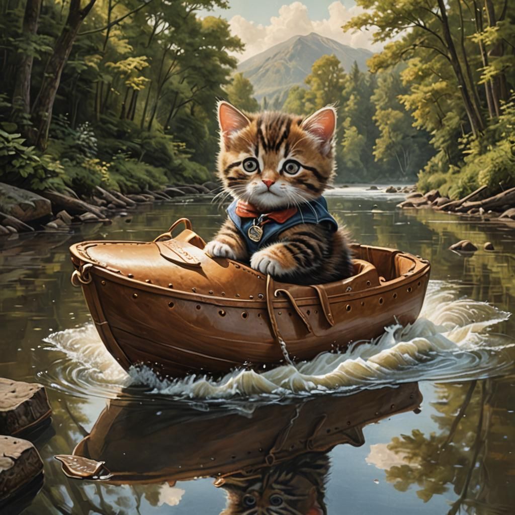 Cat Sailing No. 5
