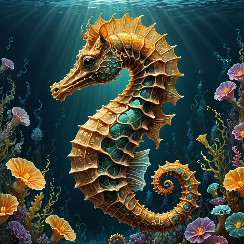 seahorse  by @Lady on Fire