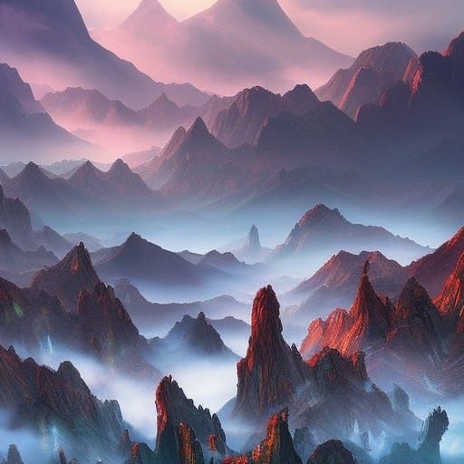 Sunrise over the mountains ⛰️
