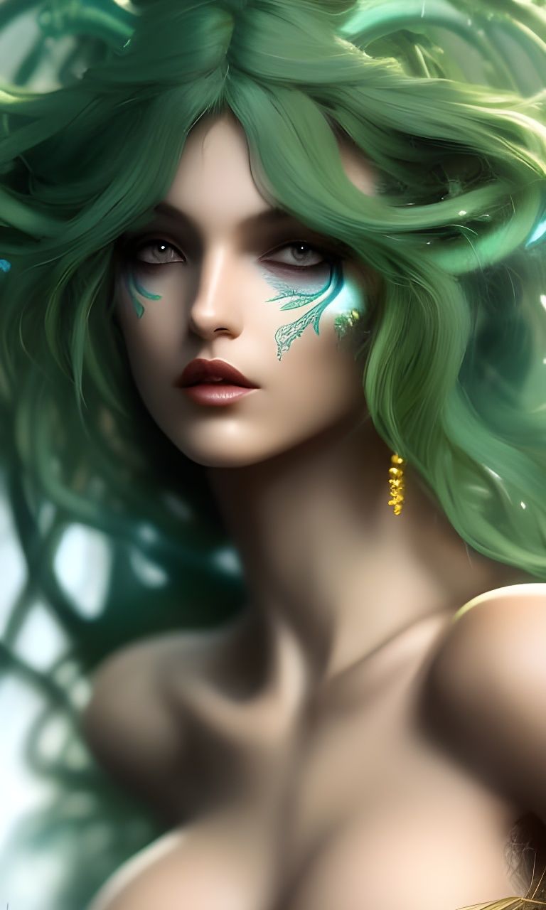 Mialenne, Dryad Herbalist - AI Generated Artwork - NightCafe Creator