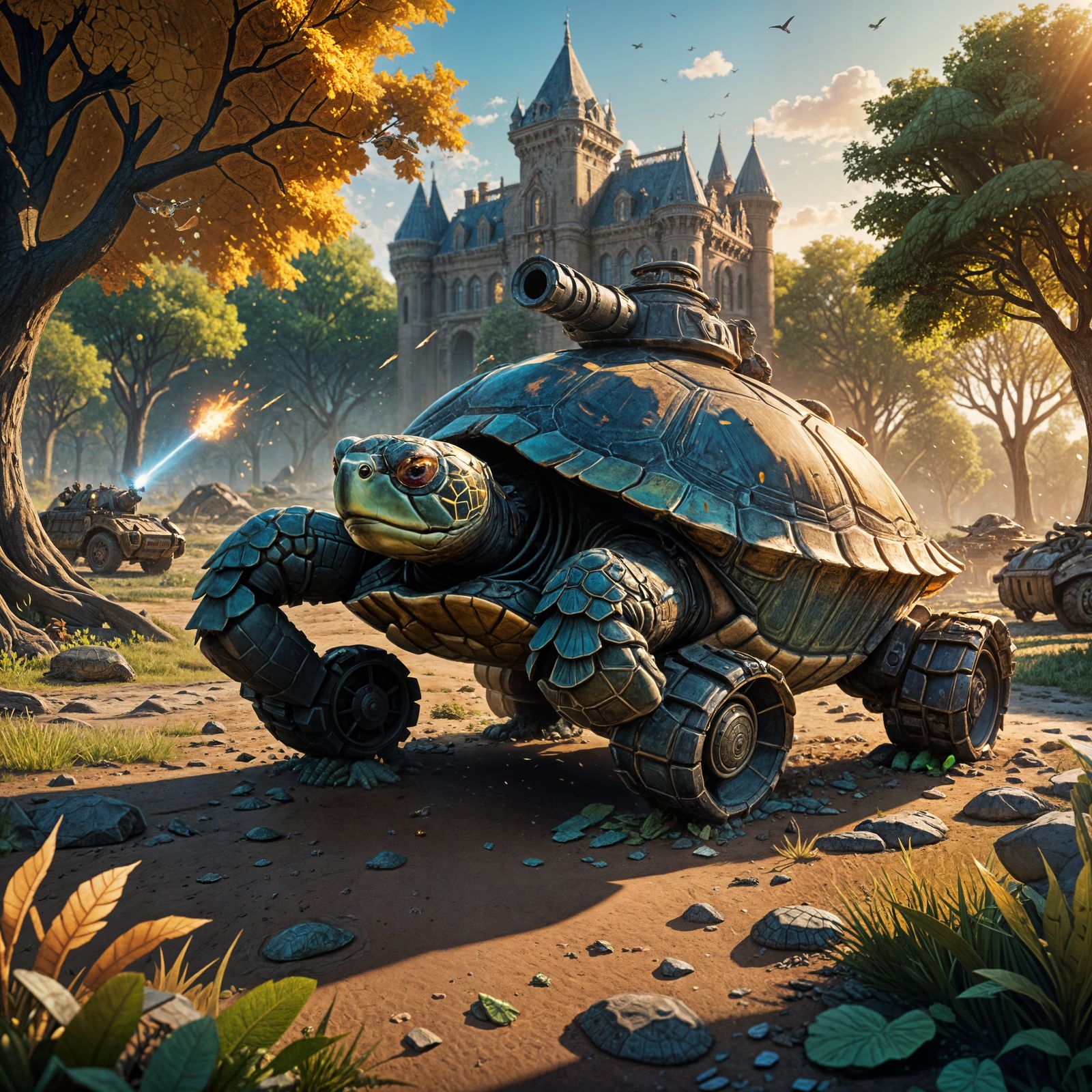 Super tank turtle  by @m a