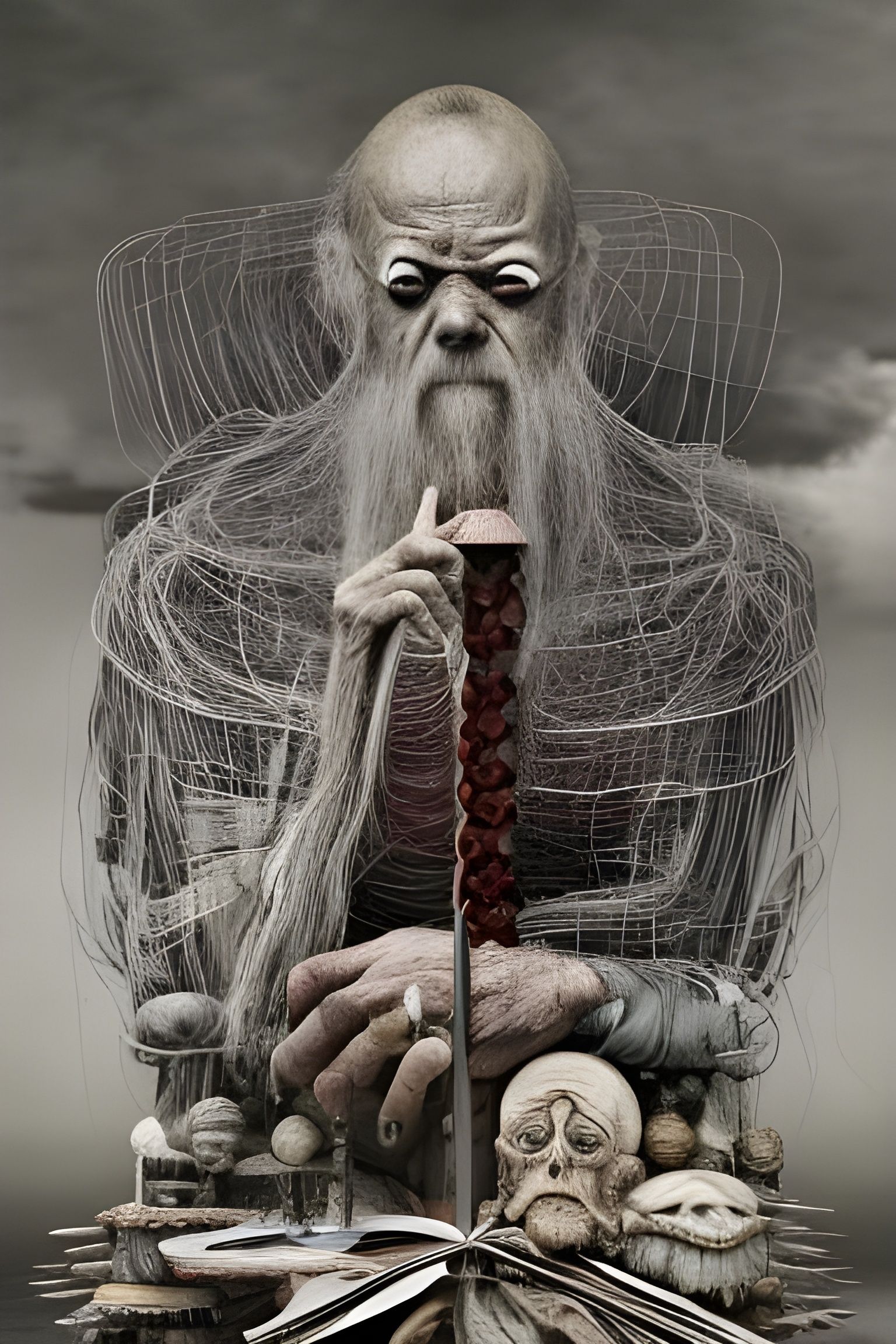 Opus Spirit Conjuring Witch Doctor Photograph