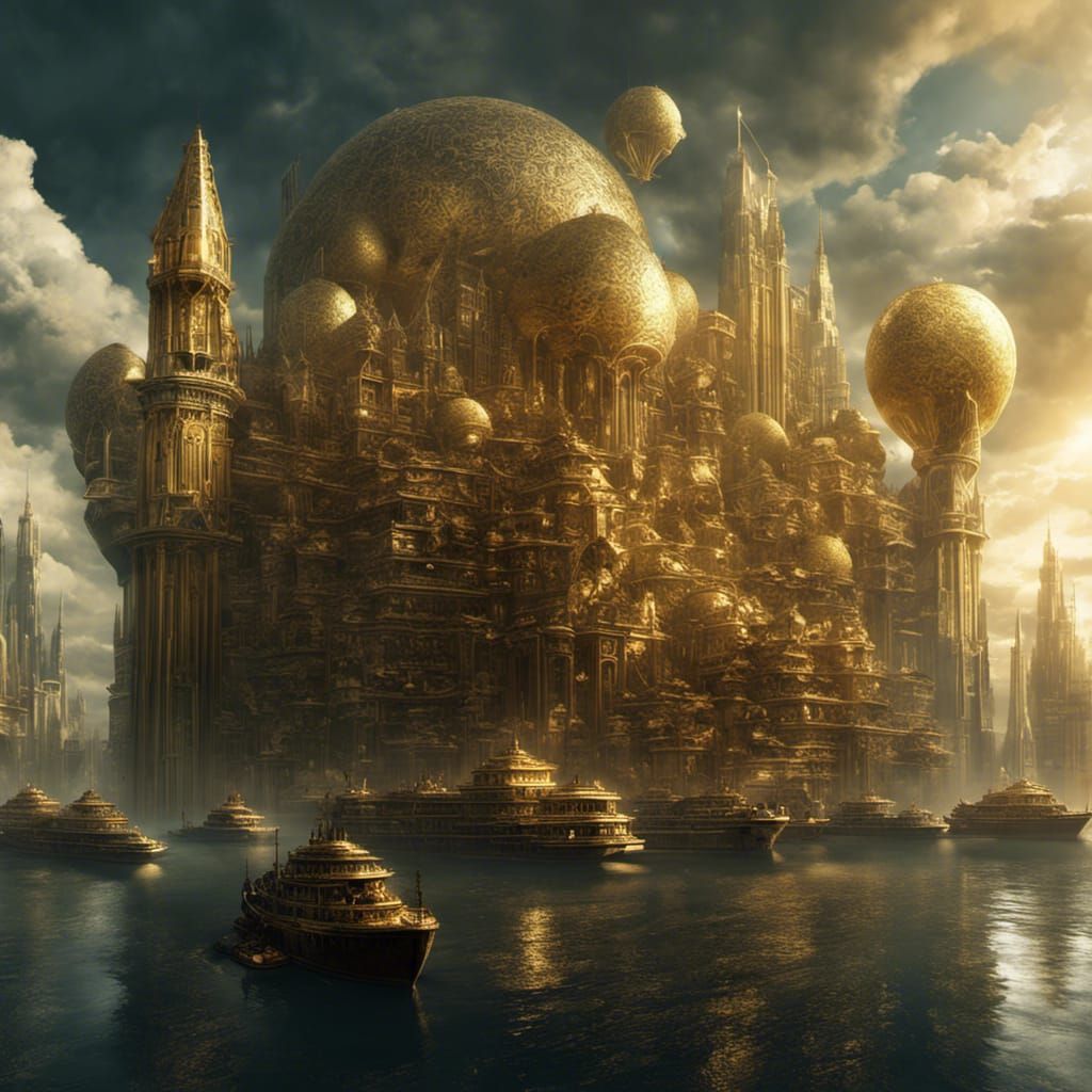 A floating city with big-mythological-creatures!!!!!!!!, the-hous's ...