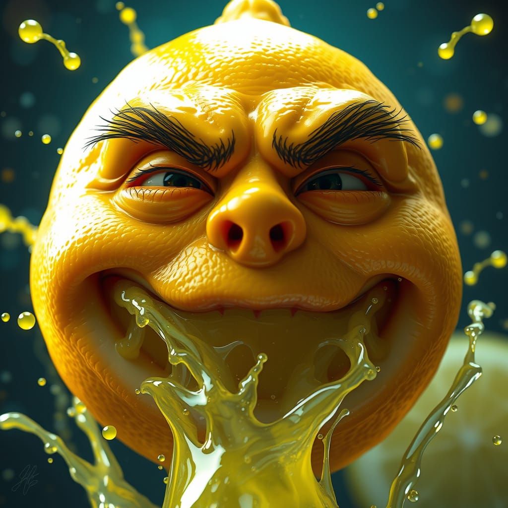 Too sour for the lemon face  by @RocketCat