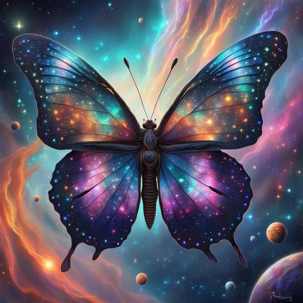 Space Butterfly  by @Kacor Crunch