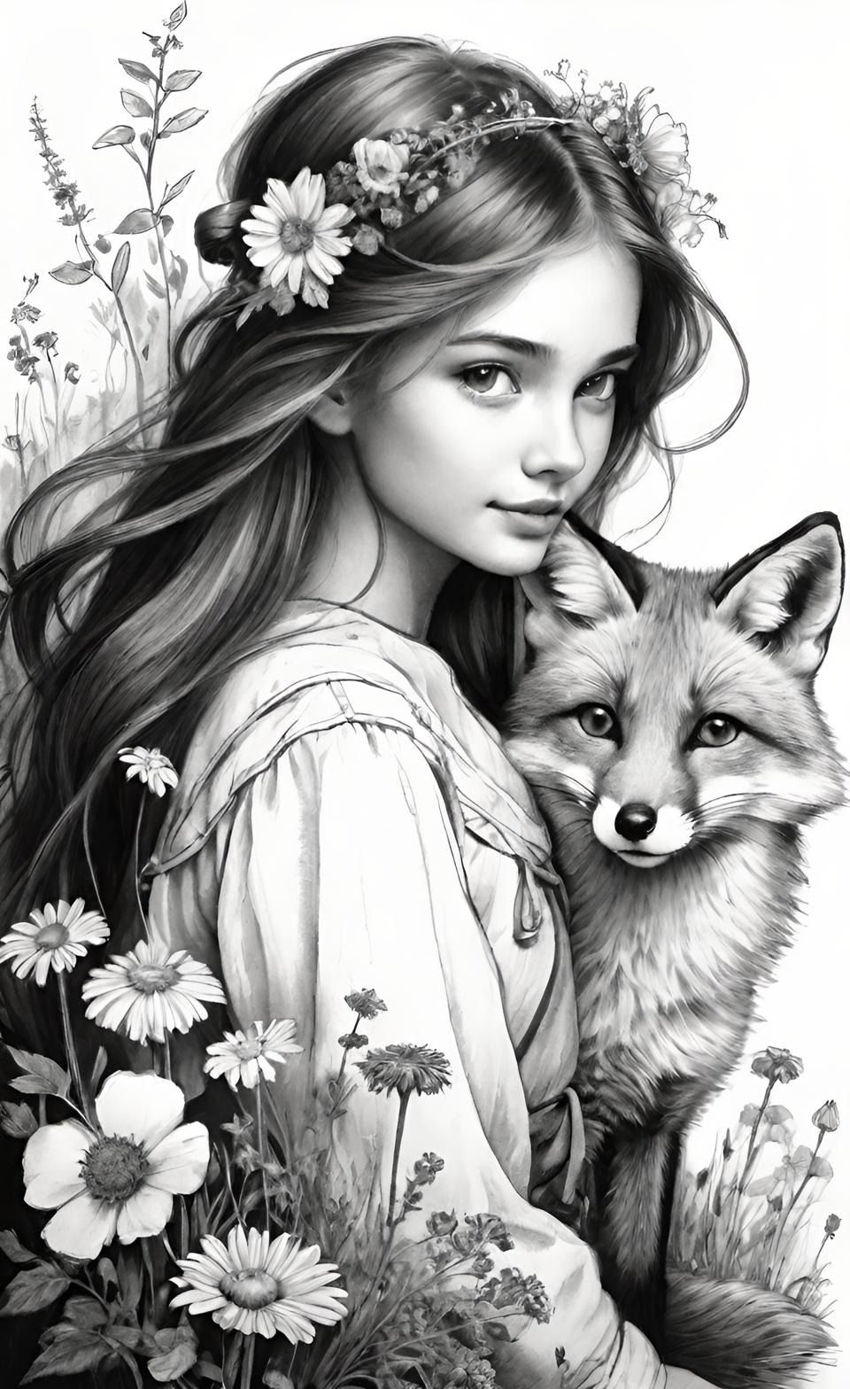 Девочка и лиса