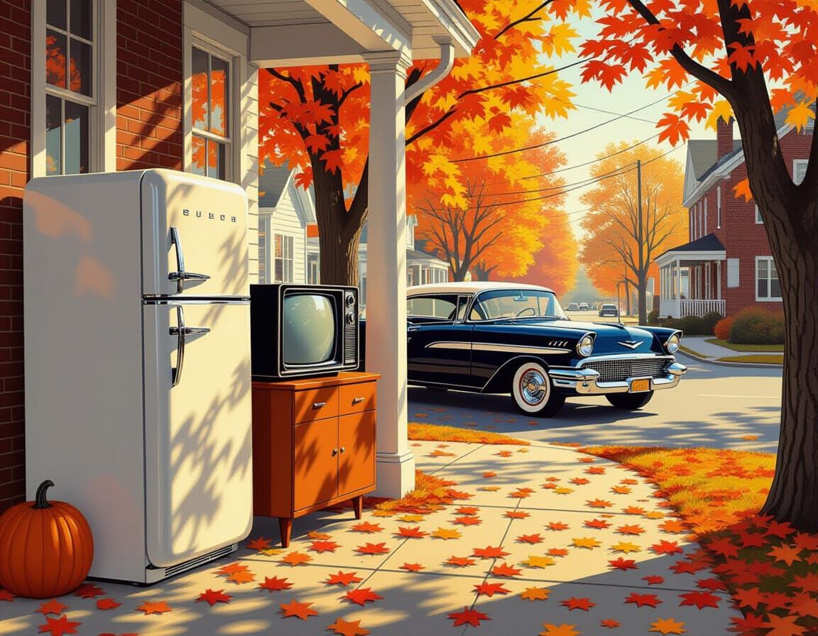 Back in time : getting appliances  by @Spicy Prompt