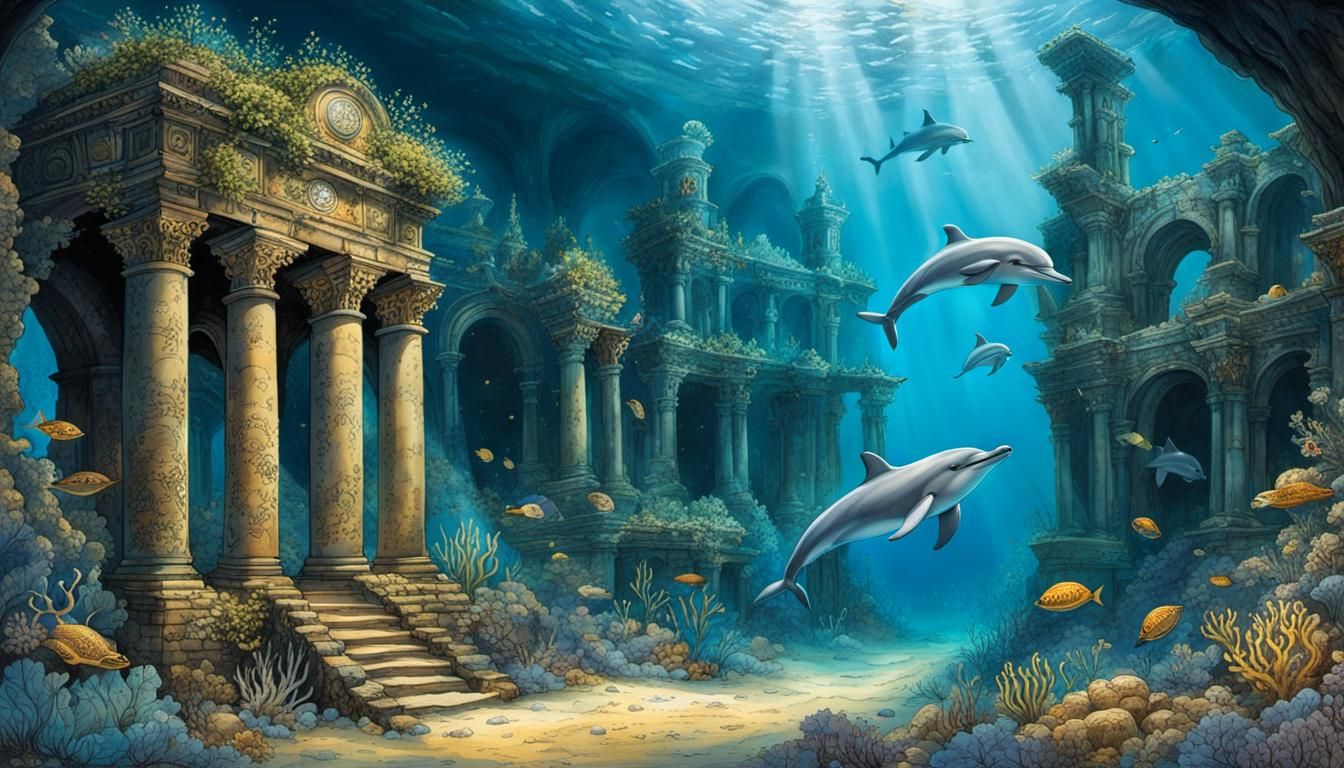 Dolphins - AI Generated Artwork - NightCafe Creator