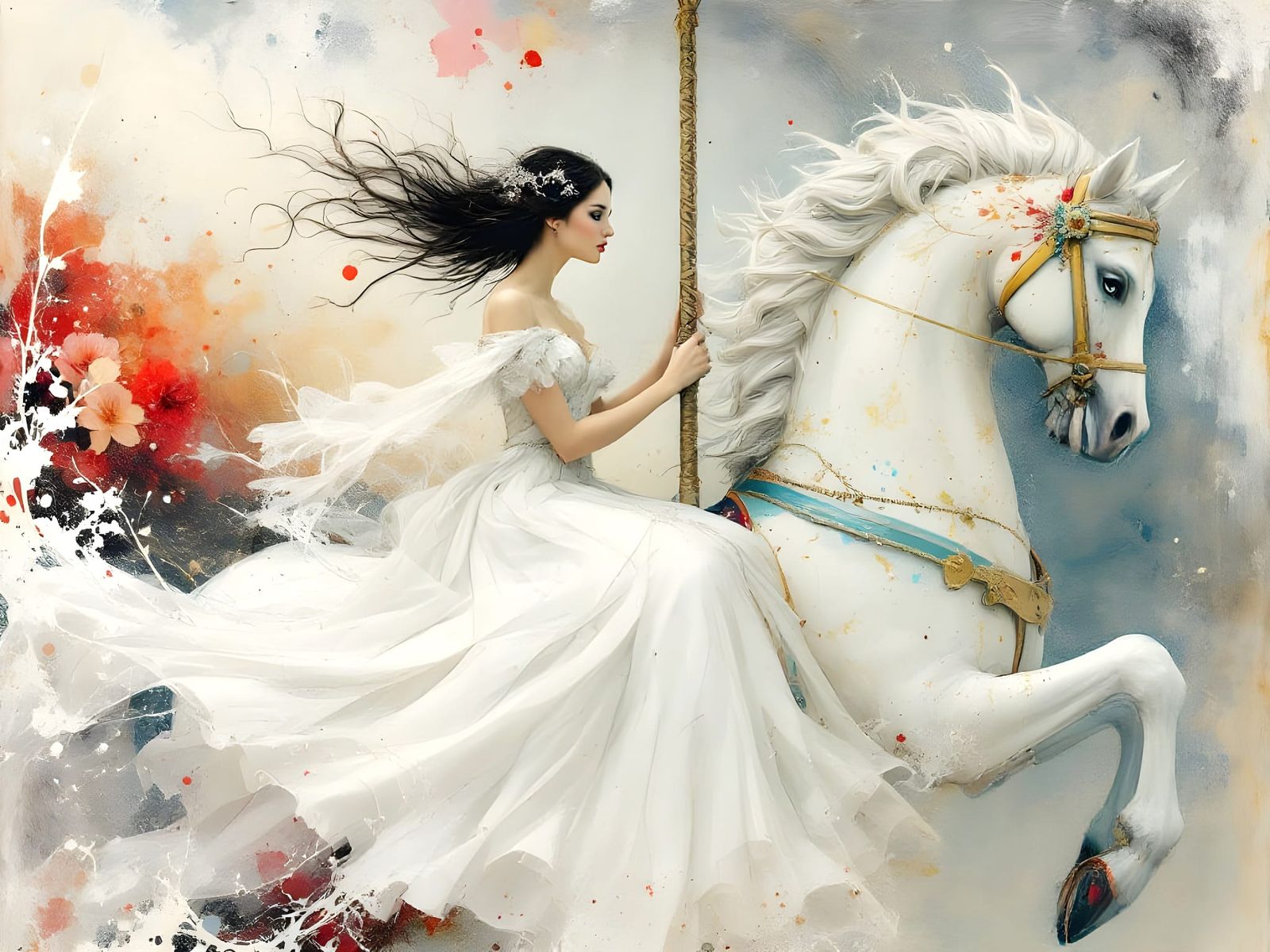 Carousel Horse  by @Laura James