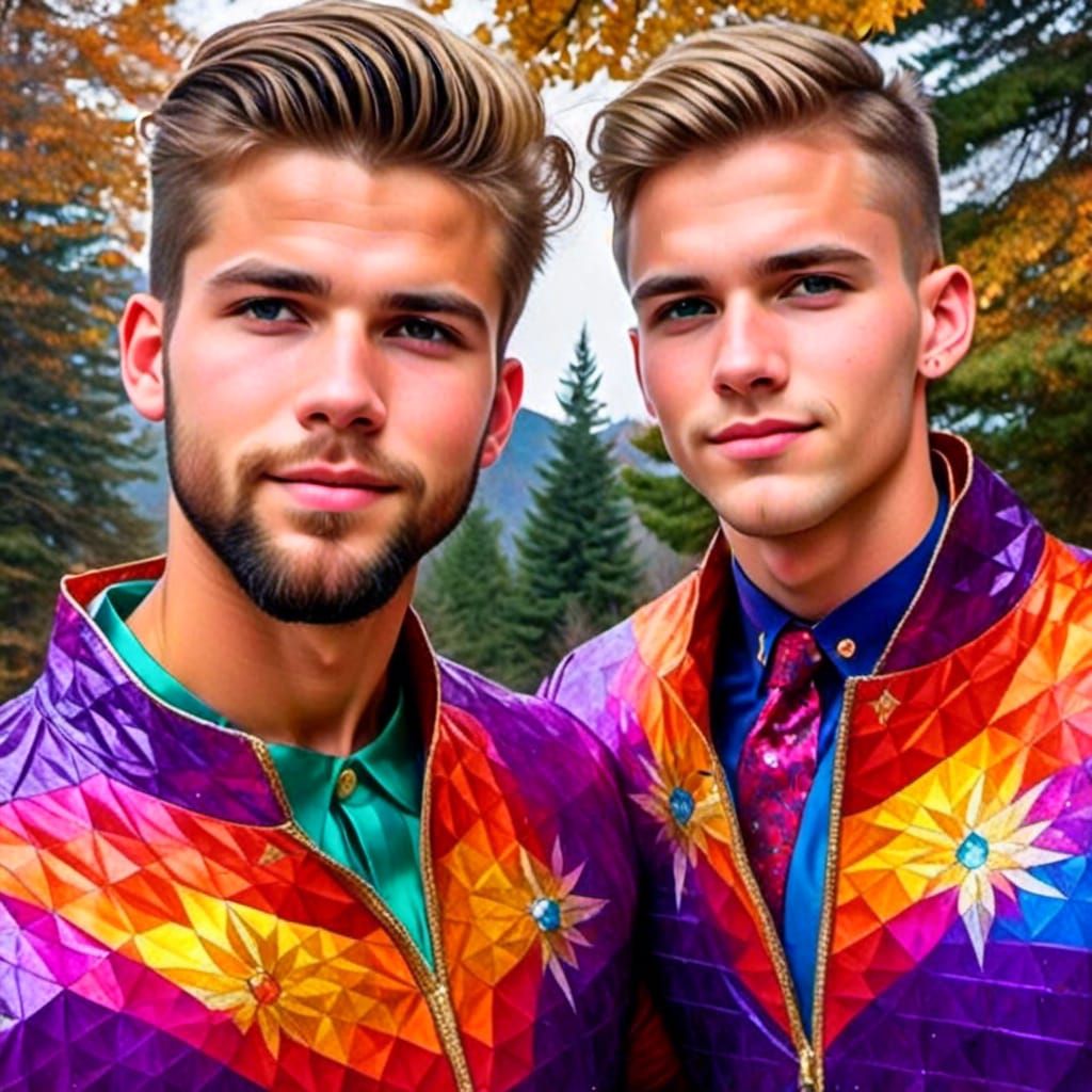 Magic male couple