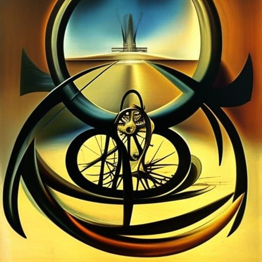 the wheels of time, Salvador Dali