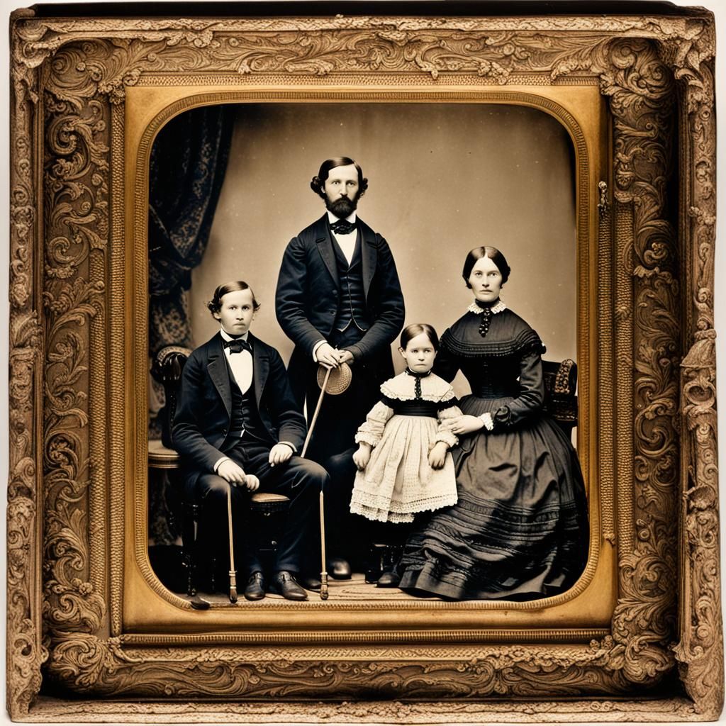 1850 family portrait