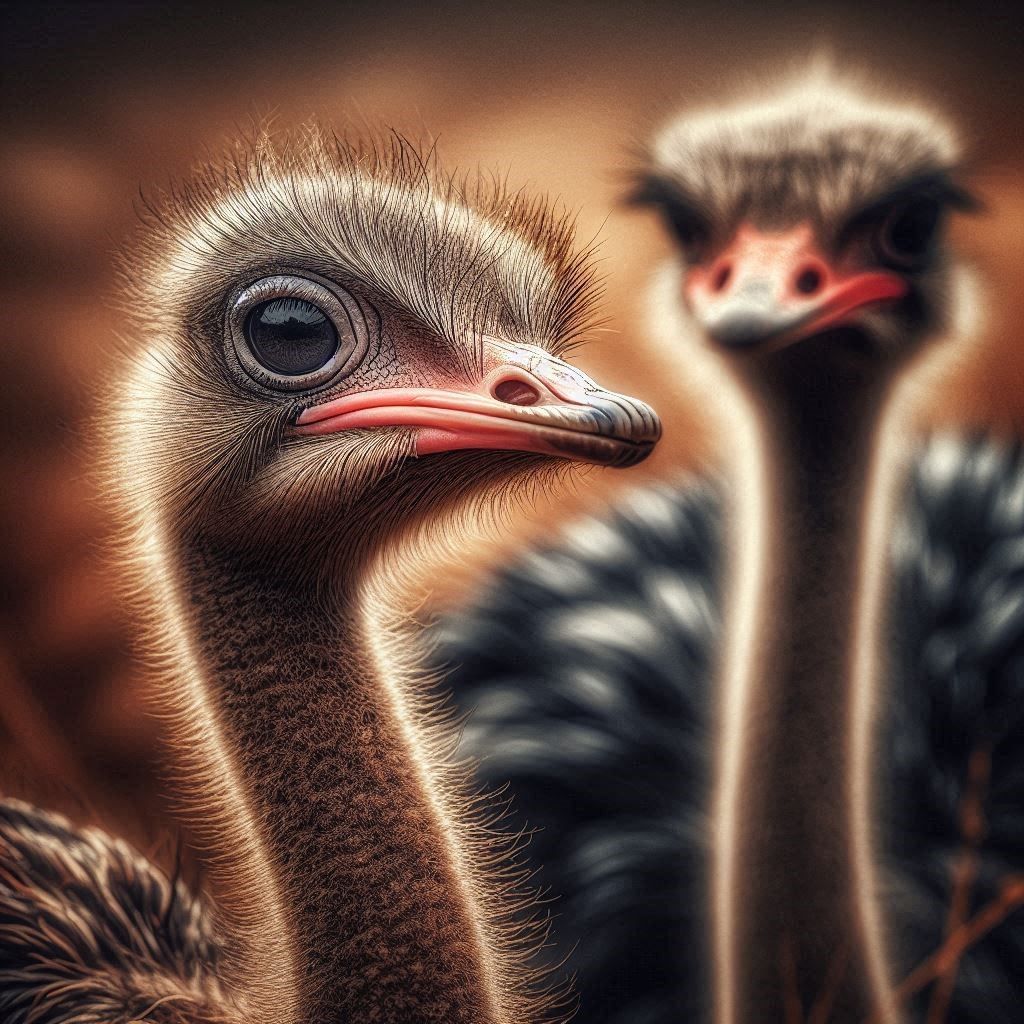 baby ostrich  by @gladiator