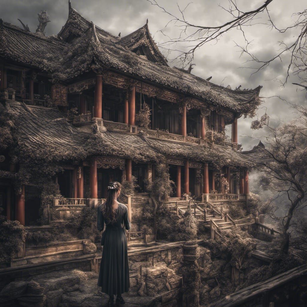 Beautiful Chinese Model with Intricate Details in HDR