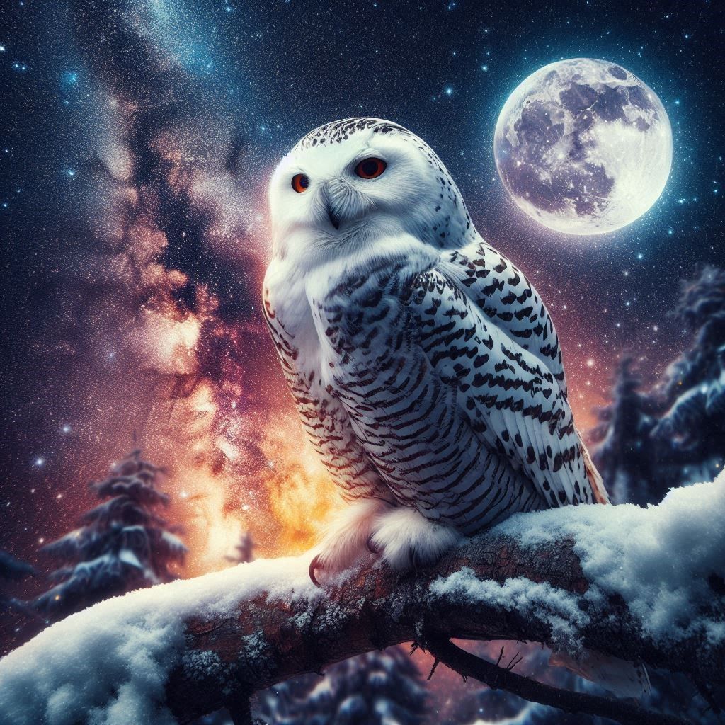 snowy owl  by @gladiator
