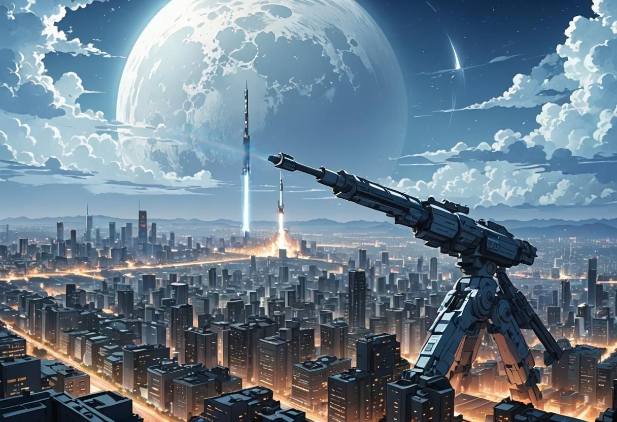 Planetary Railgun Defense Platform