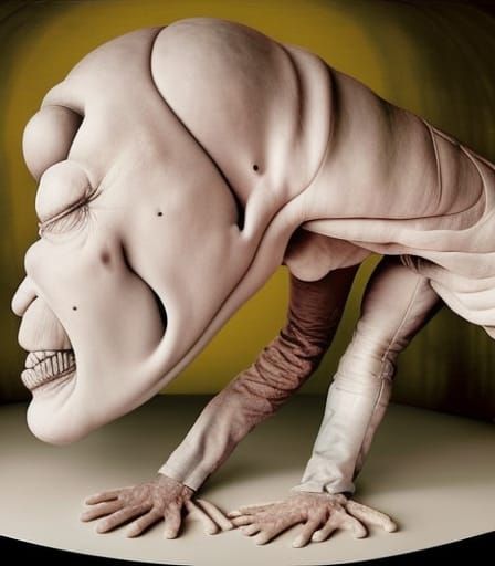 Surreal Insectoid Stopmotion Photograph in Dreamlike Style