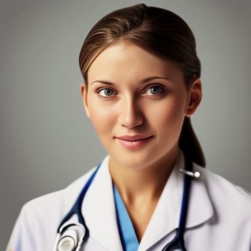 Nurse in uniform