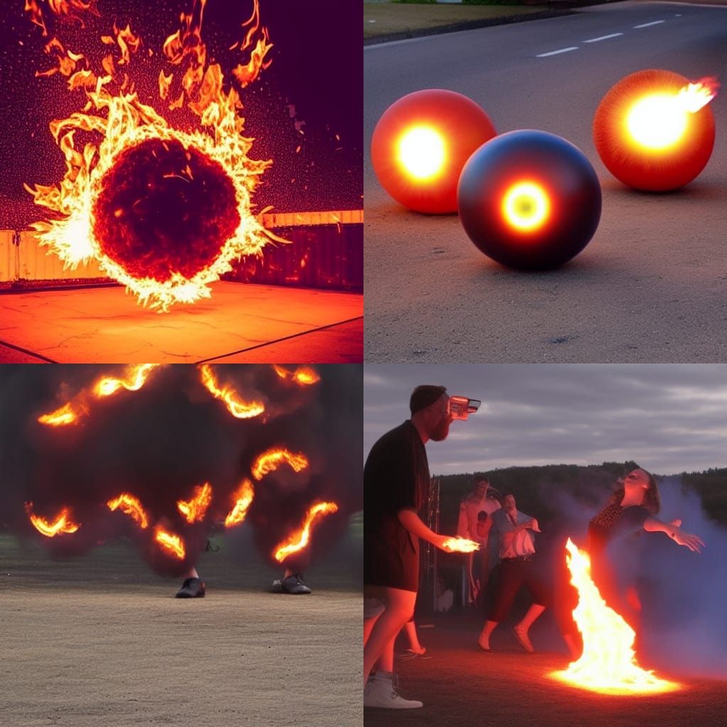 Goodness gracious, great balls of fire