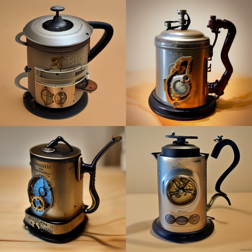 Steampunk Teasmade Selection 1