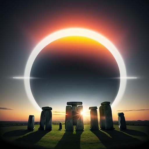 The Portal over Stonehenge at the summer solace
