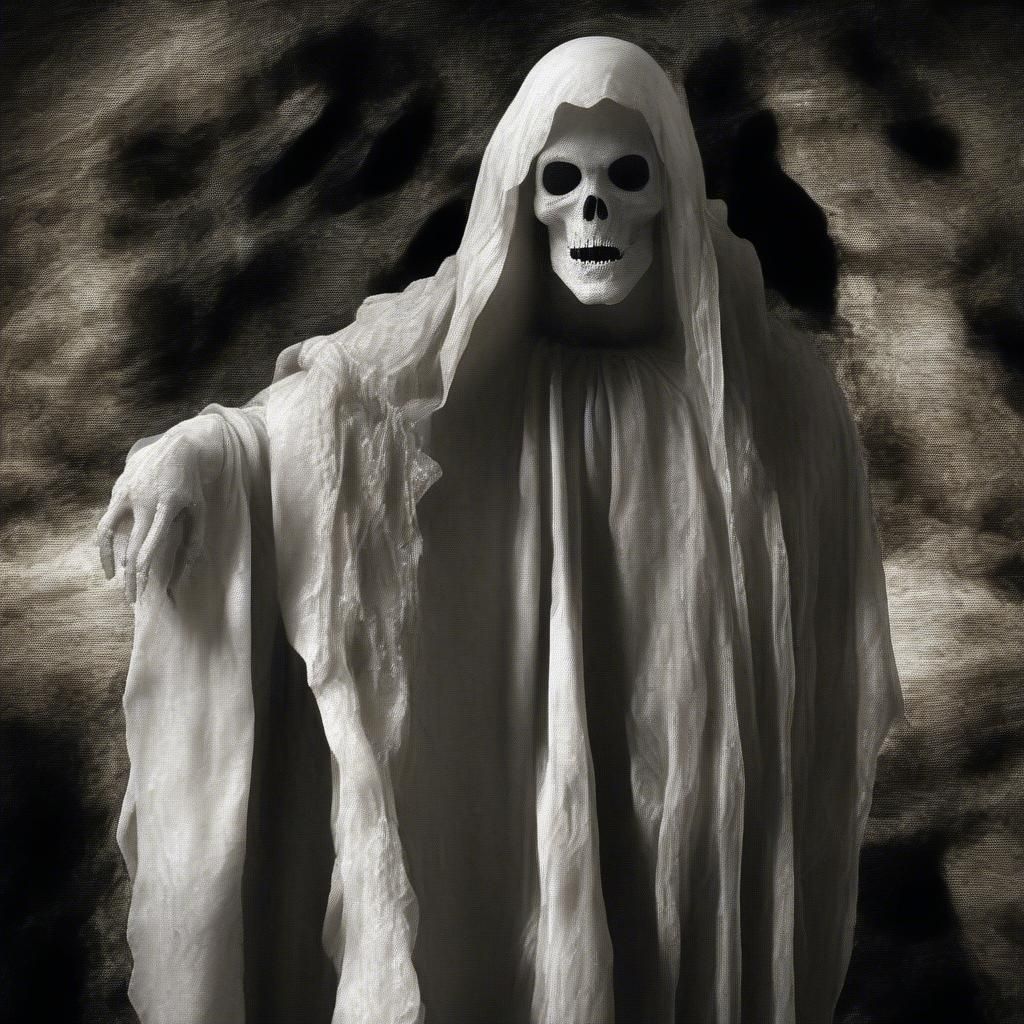 Scary horror art creation of a pure evil poltergeist ghost o...