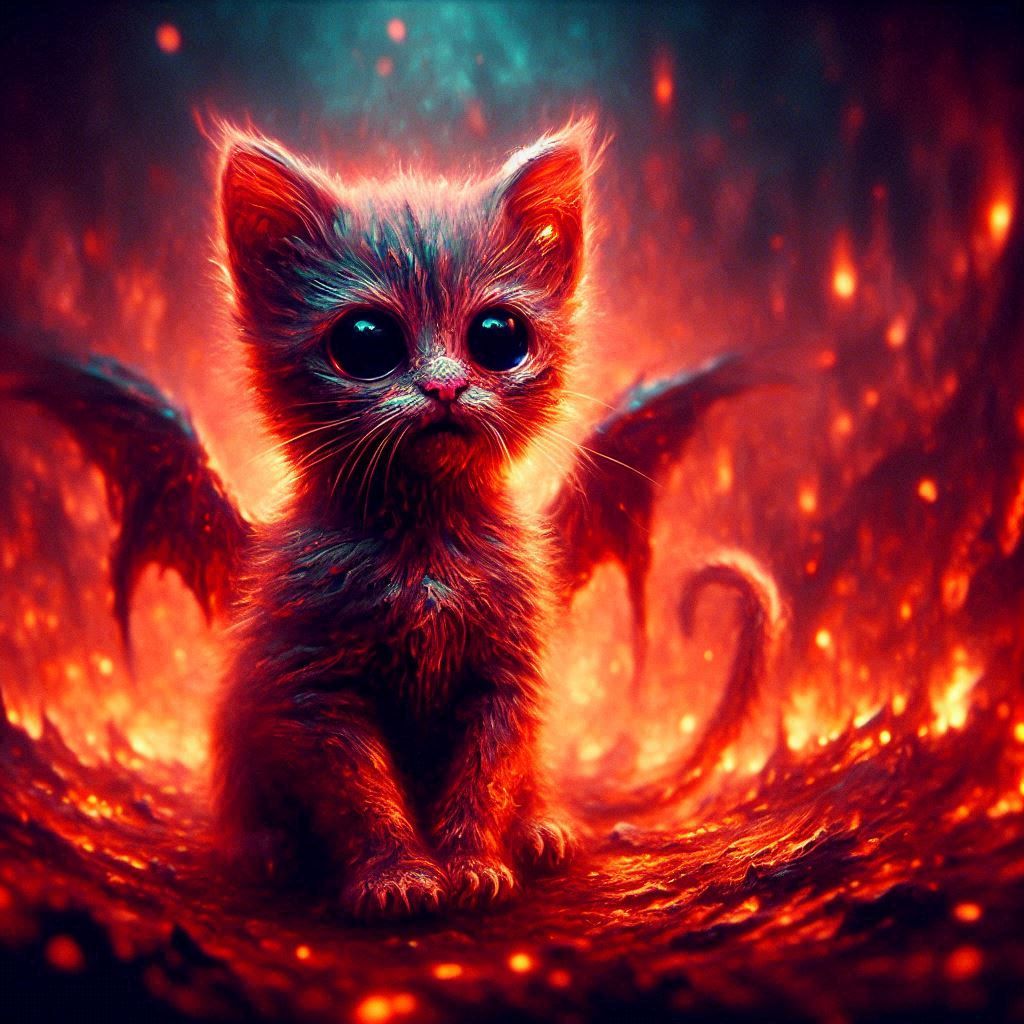 Demonic Kitten