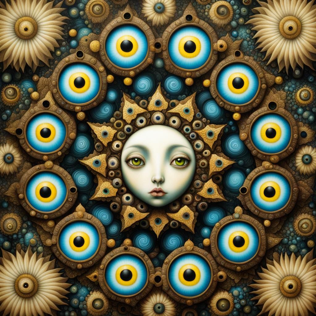 A Beautiful Kaleidoscope Tim Burton Naoto Hattori Ai Generated Artwork Nightcafe Creator 5720