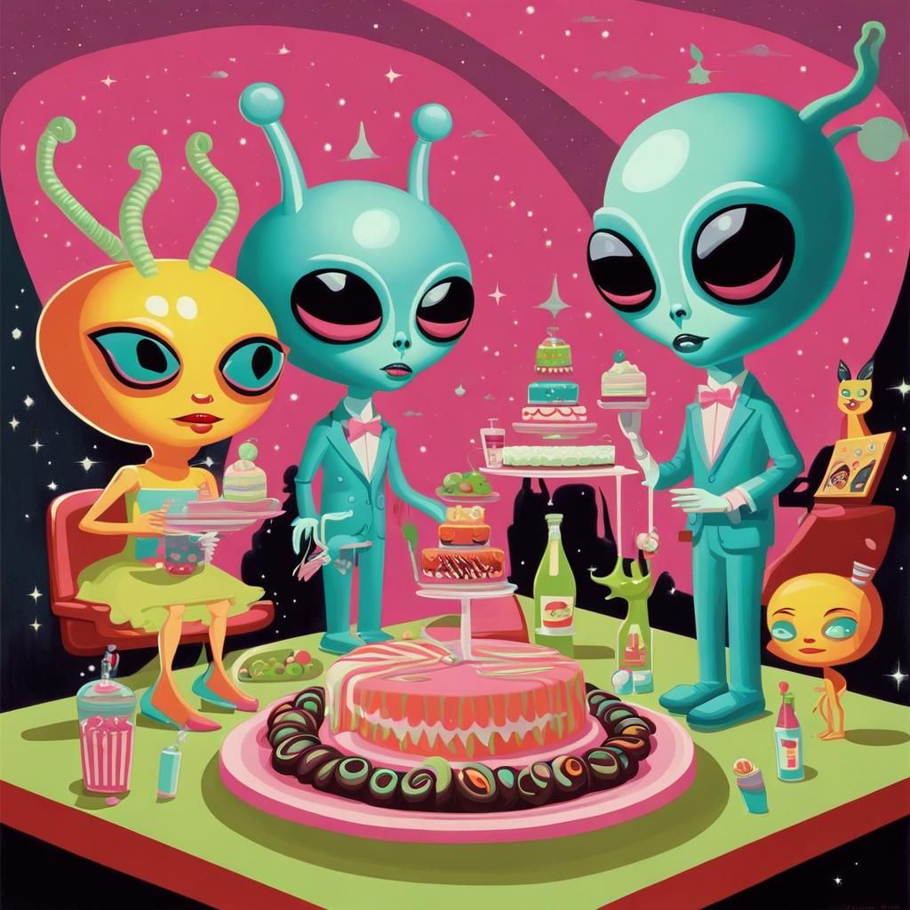 alien party by artist 