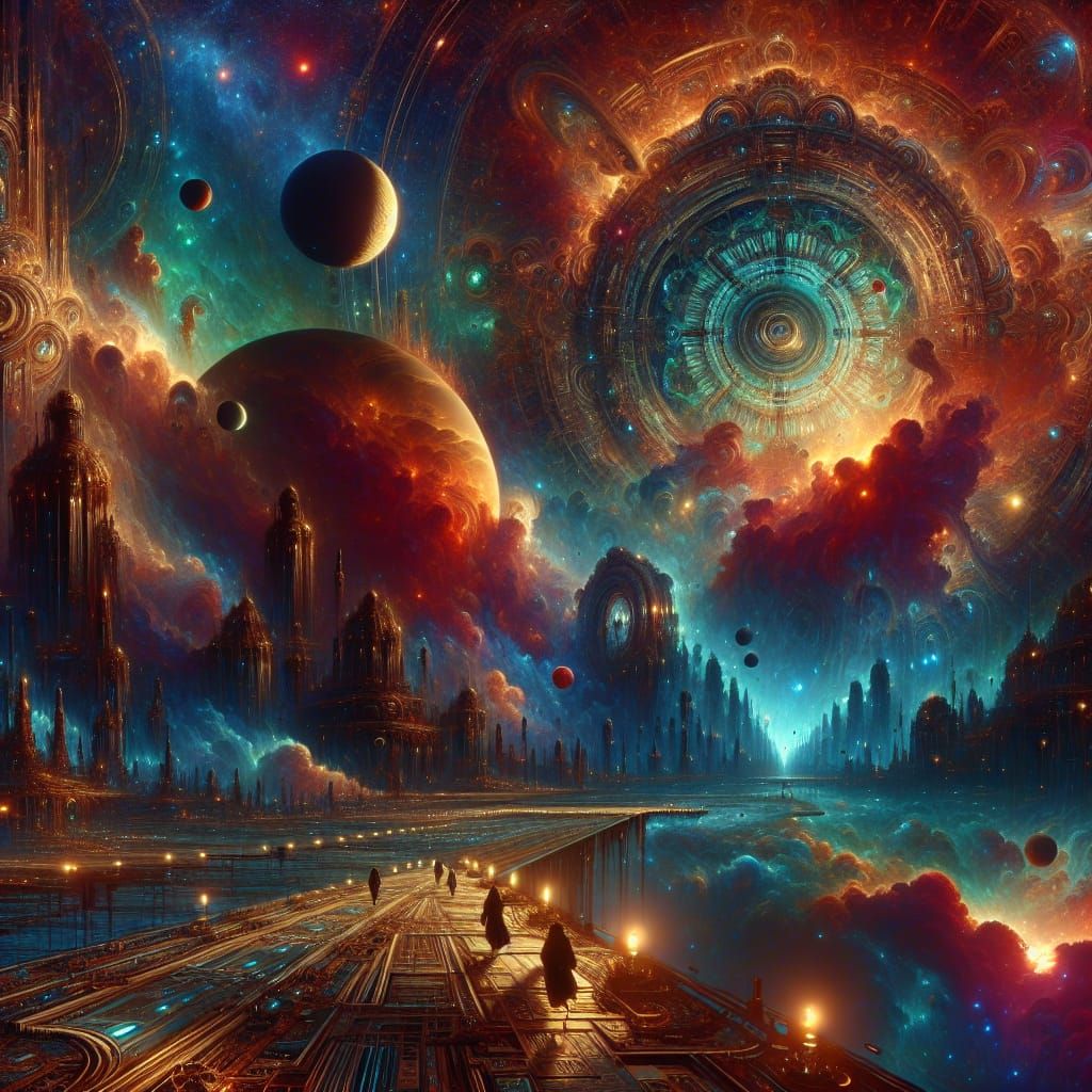 SPACE THE FINAL FRONTIER  by @MIKE