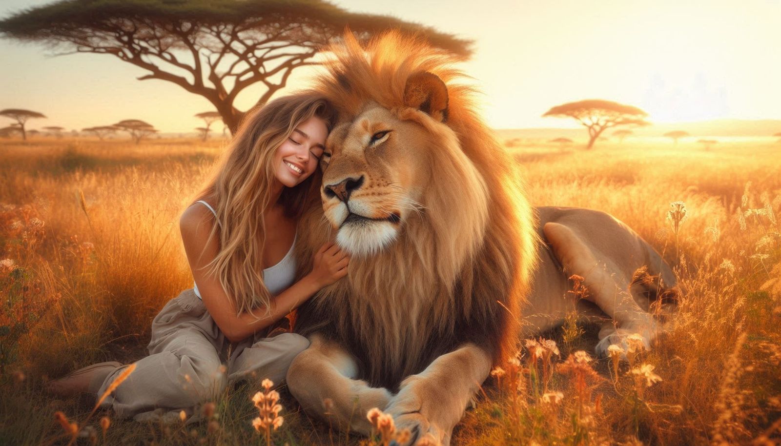 My sweet savanna soldier has a soft side!