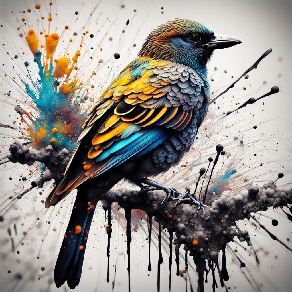 Ink Splatter   by @Komeil