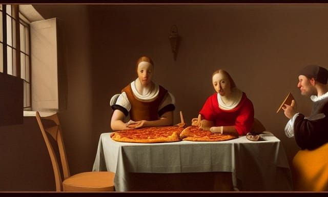 Vermeer's Pizza Shop 1
