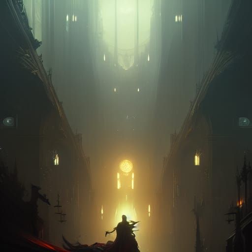 a masterpiece, 8k resolution, dark fantasy concept art, by G...