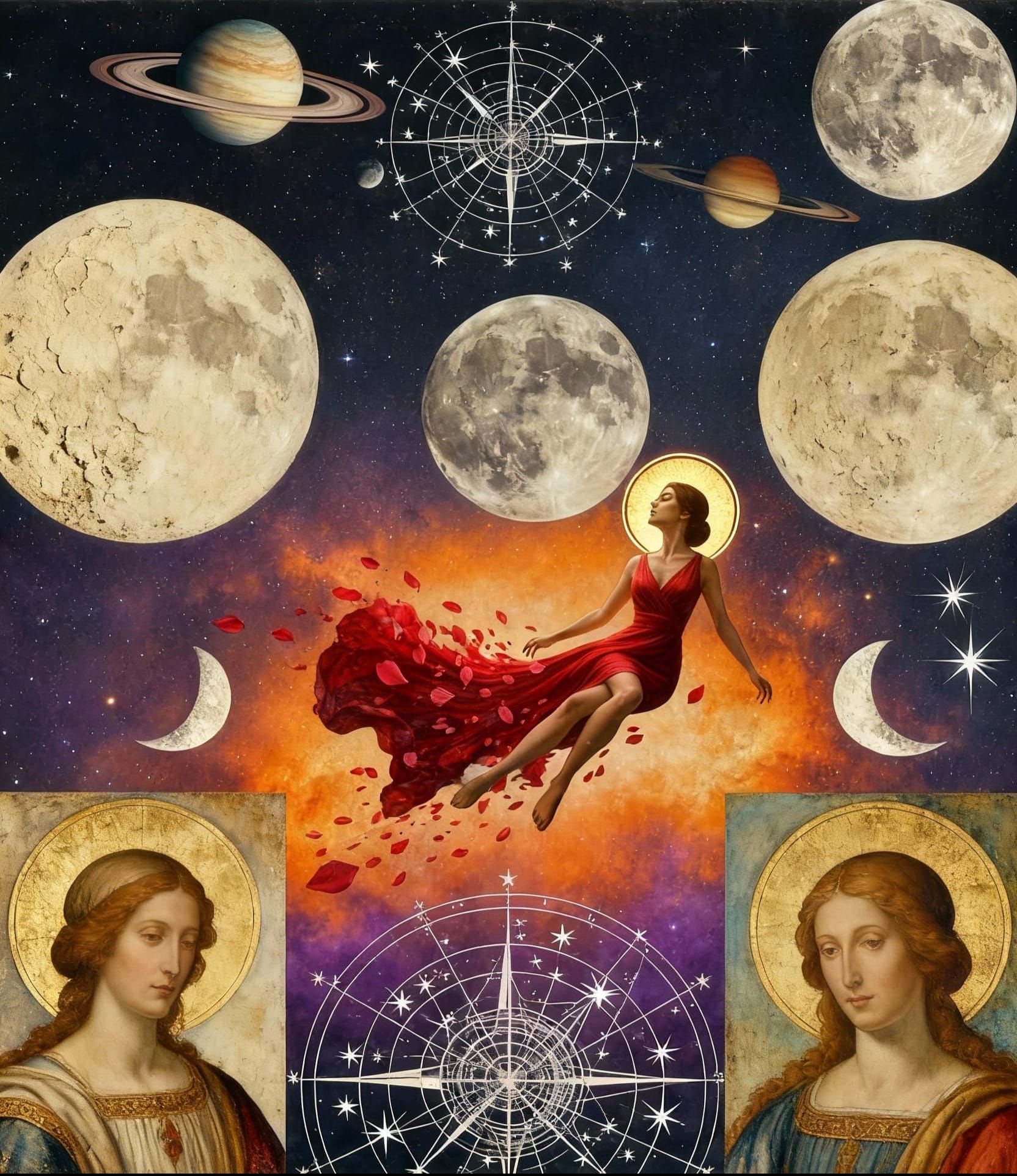 Surreal Cosmic Collage