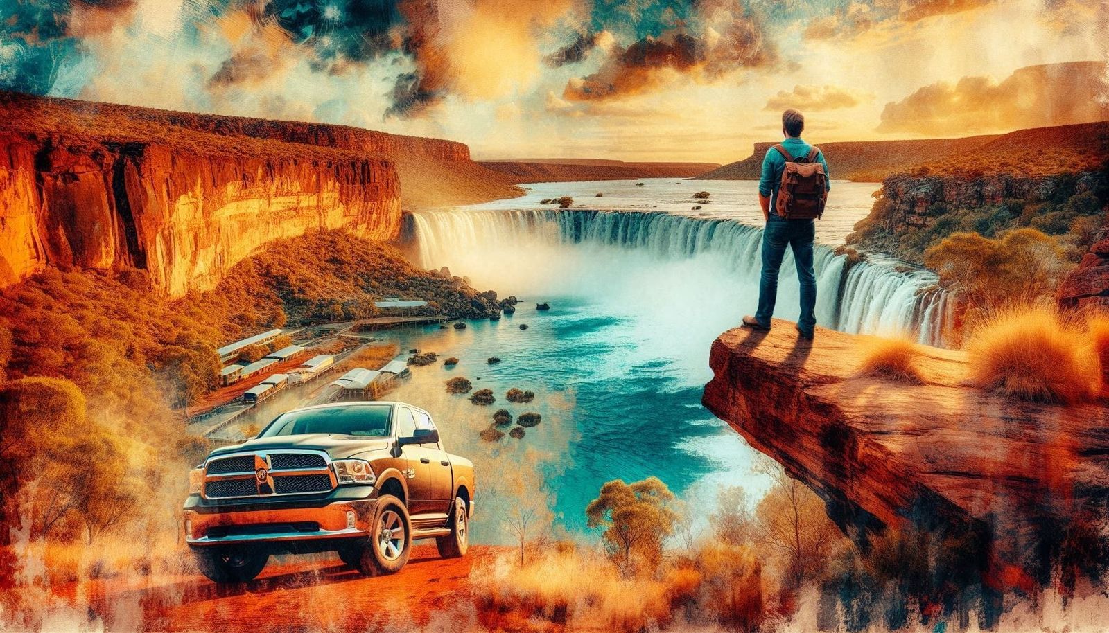 Standing on the edge