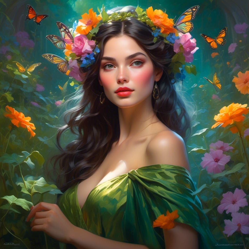 Arawin, in her secret garden