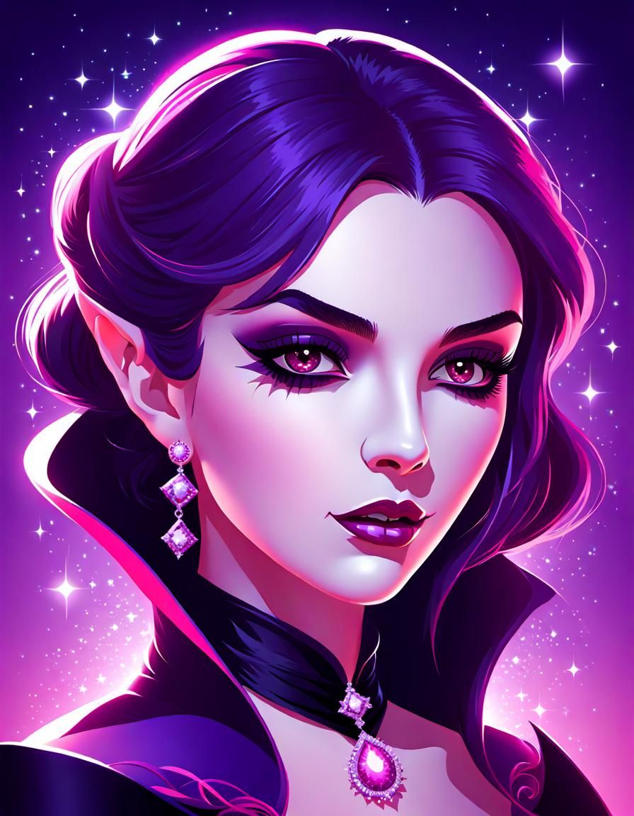 Purple Countess Ai Generated Artwork Nightcafe Creator