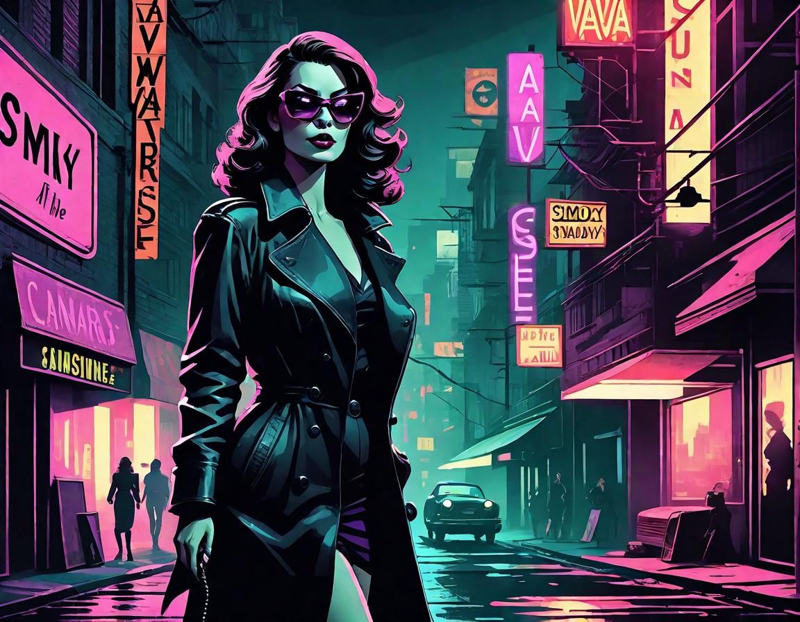 Ava, A Neo-noir Femme Fatale, Prowls The Gritty Streets Of A Dystopian 