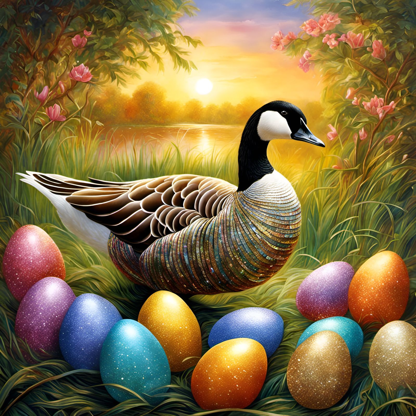 Glitter Goose